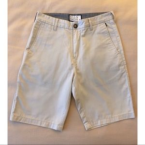 Billabong Carter Walkshorts in stone twill fabric